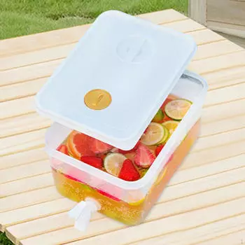 Холодные напитки Диспенсеры для сока Диспенсер для напитков Холодильник Контейнер для напитков 3L