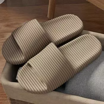 Холодные тапочки для женщин в ванной, ЭВА для домашнего использования, противоскользящие и без запаха для душа, для мужчин в помещении летом 36-37 белый