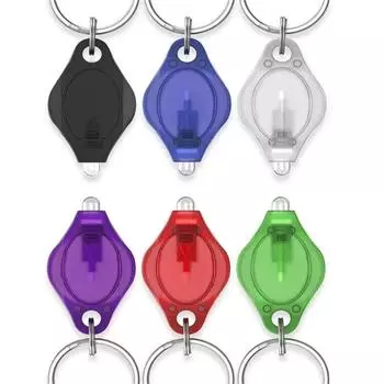 Холодный белый брелок-светильник аварийный мини-брелок-светильник светодиодный фонарик для спорта на открытом воздухе фиолетовый