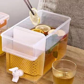 Холодный чайник с кувшином для воды из крана, дозатором для напитков, контейнером для сока замороженного лимонада для