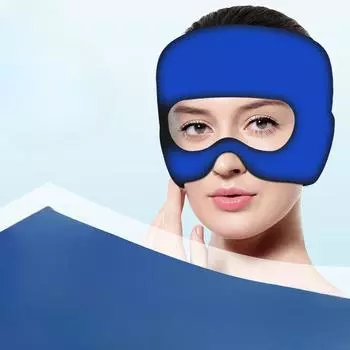 Холодный компресс-капюшон, гелевая шапочка, ледяной компресс-капюшон, шапочка от головной боли и мигрени, холодный компресс-капюшон, эластичная ледяная шапочка