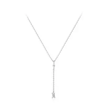 Холодный ветер ключичная цепочка женская простая все стильная прыжок чокер легкая роскошь флэш бриллиант кисточка ожерелье женское