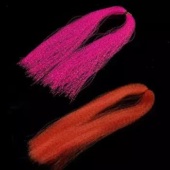 Holographic Tinsel Lure Making Material Crystal Flash Strands Fly Fishing Tinsel Assist Hook Tying
