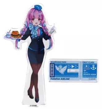 Акриловая подставка Hololive Airline [Минато Аква]