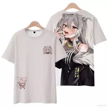Hololive - футболка Shishiro Botan Tops с коротким рукавом, повседневная, высококачественная, модная, свободная, с 3D-принтом, рубашка на Хэллоуин 2XS-6XL XS