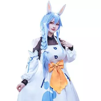 Hololive Пекора Усада Мумия Косплей Втубер Пекора Мумия [молочное время] белый