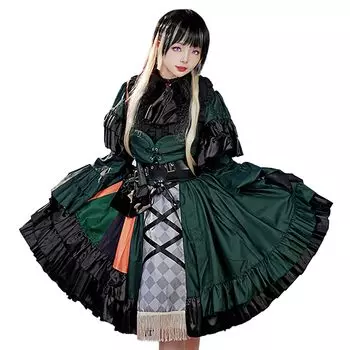 Hololive Raden Косплей Хэллоуин VTuber Японский Стиль [milky time] Ykarasubutei чёрный