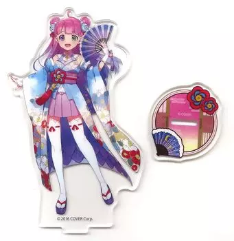 Hololive x Lawson Акриловая подставка в стиле Луны Химэмори (азиатский костюм)