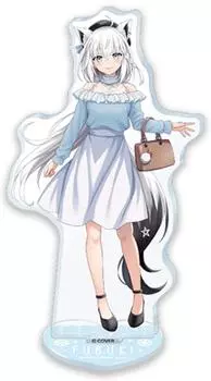 [Hololive x Lawson] Акриловая подставка для кампании Shirakami Fubuki (Наряд для свидания)