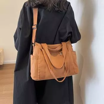 Холщовая большая сумка большой вместимости, модная для работы и поездок на работу, холщовая сумка для студентов, пакет Morning Eight Pack, новый трансграничный продукт