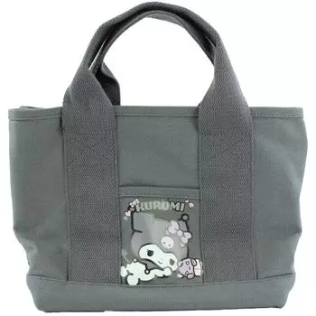 Холщовая мини-сумка-тоут Yasuda Tsusho с разделителем Kuromi 126 Ш230Г160В200мм