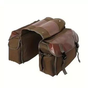 Холщовая мотоциклетная седельная сумка, багажные сумки, водонепроницаемая сумка для хранения хаки