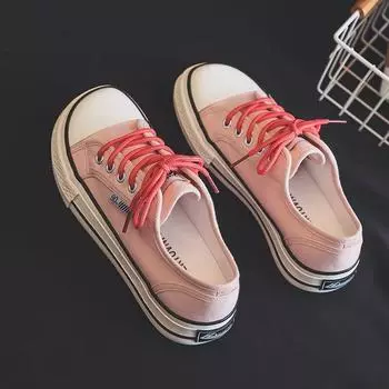 Холщовая обувь для женщин, кроссовки, сезон весна-лето, модные дышащие туфли на плоской подошве, вулканизированная обувь, женская повседневная прогулочная обувь, женская обувь 35