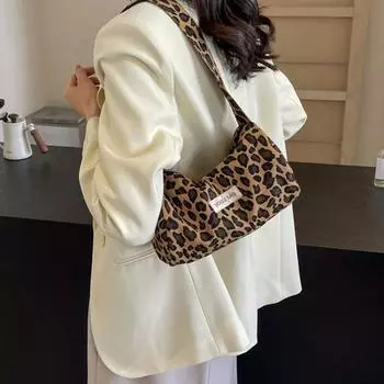 Холщовая сумка через границу, сумка большой вместимости, женская сумка осень/зима 2024, новая простая и повседневная большая сумка через плечо на одно плечо, женская сумка