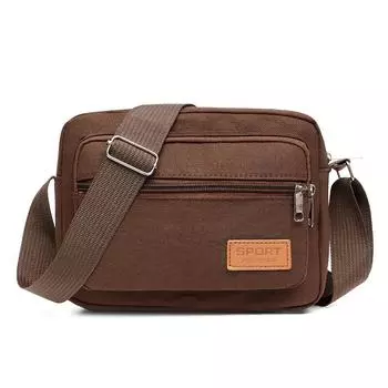 Холщовая сумка через плечо для отдыха и путешествий, роскошная сумка кроссбоди, модная и высококачественная сумочка коричневый