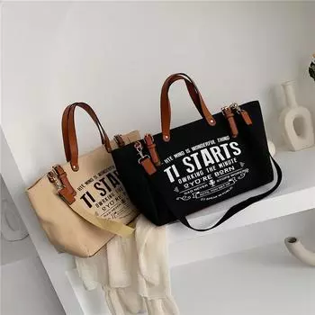 Холщовая сумка через плечо для женщин, высококачественная сумка через плечо, сумка через плечо