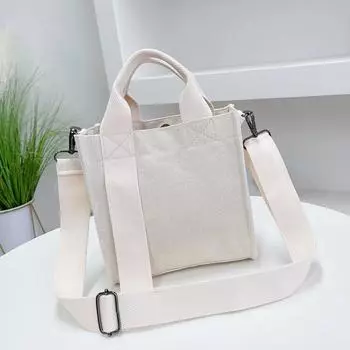 Холщовая сумка через плечо портативная литературная маленькая свежая модная сумка Bento для поездок на работу 20*11*20 оранжевый