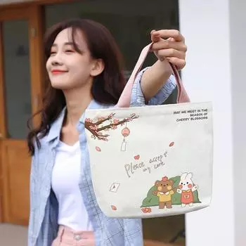 Холщовая сумка через плечо с принтом женская повседневная сумка-тоут сумка-тоут маленькая сумка-сэтчел