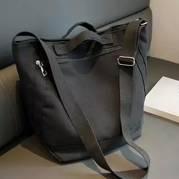 Холщовая сумка через плечо, сумка для покупок, простая студенческая сумка через плечо для женщин, сумка-тоут бежевый