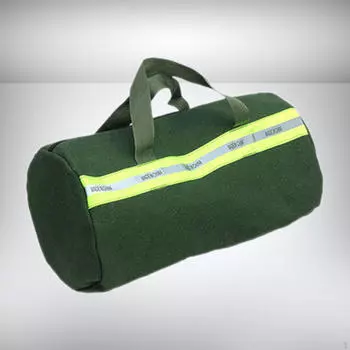 Холщовая сумка для хранения инструментов со светоотражающей полосой, портативная сумка, многофункциональная, водонепроницаемая, широкая 37x20cm