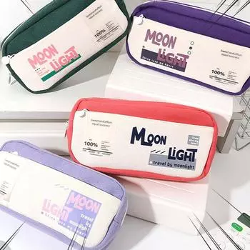 Холщовая сумка для карандашей большой емкости Ins Kawaii пенал милый мешок сумка для студентов канцелярские принадлежности для школы офисные принадлежности