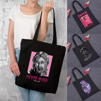 Холщовая сумка-тоут большой емкости, тканевая льняная ткань, многоразовая сумка для покупок для женщин, пляжные сумки, сумки для покупок, сумка для девочек 24*26cm