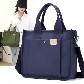 Холщовая сумка-тоут женская сумка через плечо сумка через плечо Large хаки