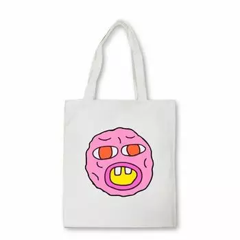 Холщовая сумка Tyler The Creator Golf Wang Flower boy Cat Rap Music Golf Wang OFWGKTA Skate Мужская сумка-шоппер Унисекс сумка на плечо 24*26cm