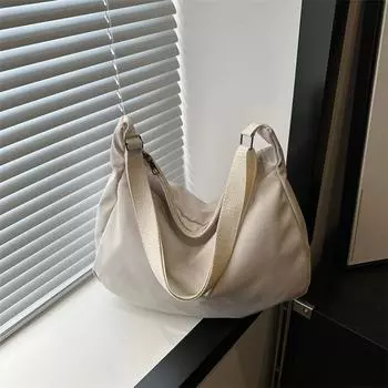 Холщовая сумка женская большая вместимость новая универсальная повседневная сумка через плечо женская тканевая сумка для пельменей