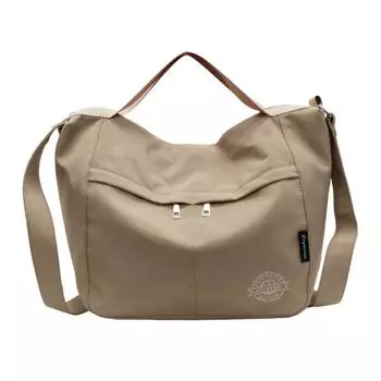 Холщовая сумка женская большая вместительная сумка-тоут сумка через плечо для поездок на работу хаки