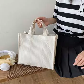 Холщовая сумка женская новая большая вместительная японская и корейская простая тканевая сумка сумка для работы и отдыха сумка сумка чёрный