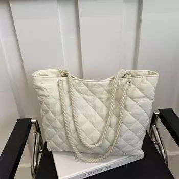 Холщовая сумка женская сумка Ling повседневная модная универсальная сумка через плечо портативная ромбовидная хлопковая сумка для одежды хаки