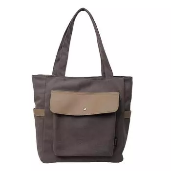 Холщовая сумка, женская сумка на плечо с цветными блоками, большая вместительная сумка, пригородная сумка-тоут для студентов чёрный