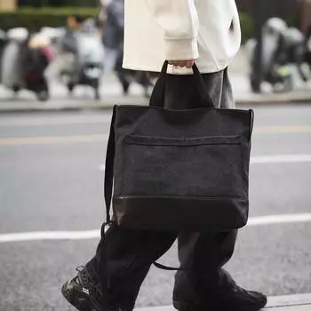 Холщовая сумка женская сумка-тоут большая вместимость сумка Messenger универсальная портативная сумка для студентов колледжа красный