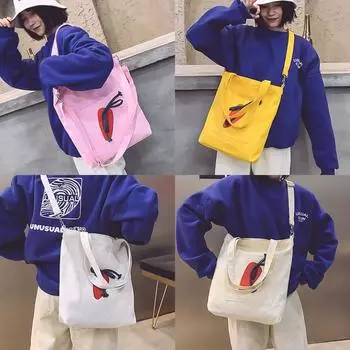 Холщовая сумка женская универсальная сумка через плечо большая вместимость литературная простая модная сумка для поездок на работу серый