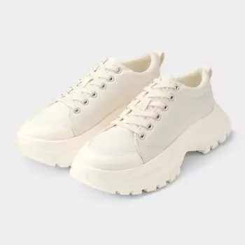 Холщовые кроссовки GU by Uniqlo с объемной подошвой+E