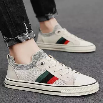 Холщовые новые летние дышащие тонкие секции дезодорирующие повседневные кроссовки без застежек из ткани на толстой резиновой подошве повседневные мужские туфли 39