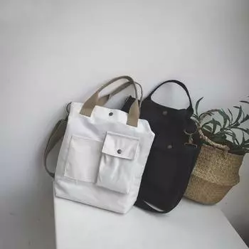 Холщовые сумки на плечо Экологическая сумка для покупок Сумки-тоут Сумки через плечо Кошельки Повседневная сумка для белый