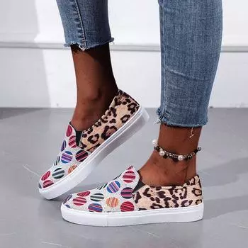 Холщовые туфли женские большого размера 2021 Новая модная верхняя одежда женские повседневные туфли-лоферы 42