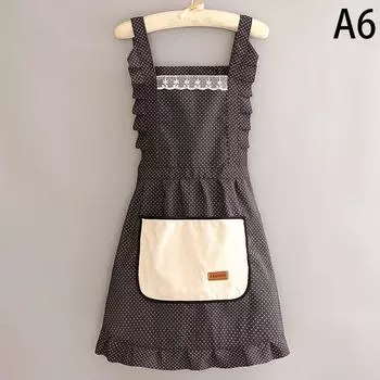 Холщовый фартук с цветочным принтом, моющийся, прочный, устойчивый к пятнам и износостойкий для кухни, фартуки для дома и работы, красивый фартук для кухни