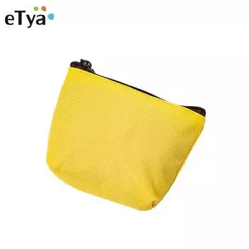 Холщовый кошелек для монет, простой однотонный кошелек на молнии ручной работы, маленький женский кошелек для монет, маленький кошелек, детский мешок для ключей с наушниками