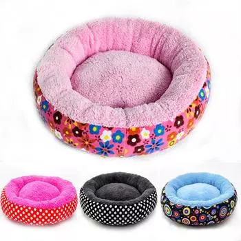 Холщовый круглый дышащий будка теплая будка для кошек будка для домашних животных матрас для собак товары для животных 40*8cm