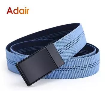 Холщовый нейлоновый ремень для мужчин, вращающиеся ремни с пряжкой из сплава, мужской высококачественный модный пояс, мужской роскошный брендовый брючный ремень DT059 125cm белый