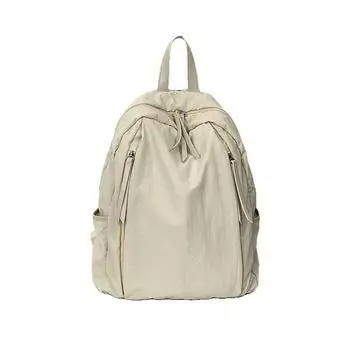 Холщовый рюкзак для студенток колледжа, простой мужской дорожный рюкзак для старшей школы Харадзюку, вместительный ретро-рюкзак