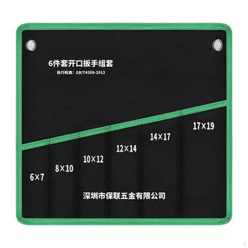 Холщовый скруток для инструментов для гаечных ключей и отверток, портативное хранение Hold 6 Pieces