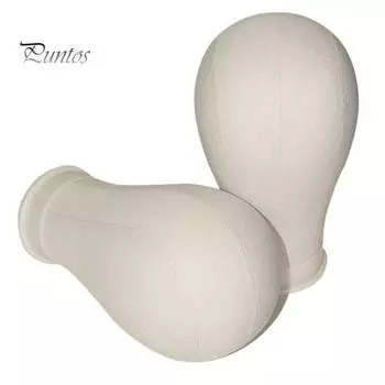 Холст Блок Голова Комплект Обучение Стайлинг Манекен Парик Голова DIY Прочный Пенопласт Холст Материал Дисплей Голова Подставка Для Парика 21inch