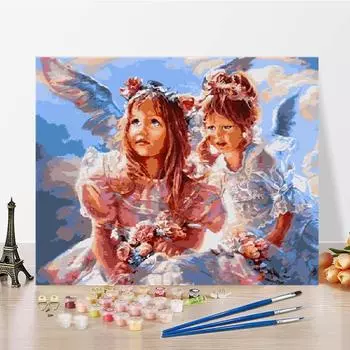 Холст Цифровая картина маслом Украшение дома Номера Картина маслом DIY Картина по номерам Искусство 40x50cm no frame