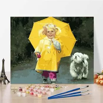 Холст Цифровая живопись маслом Цифры Картина маслом DIY Живопись по номерам Искусство Домашнее украшение 40x50cm no frame