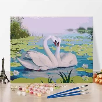 Холст Цифровая Живопись Маслом DIY Живопись По Номерам Цифры Живопись Маслом Искусство Украшения Дома 40x50cm no frame