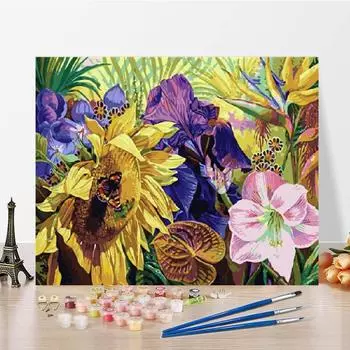 Холст Цифровая живопись маслом DIY Живопись по номерам Домашнее украшение Искусство Цифровая живопись маслом 40x50cm no frame